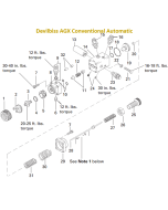 Devilbiss AGX Conventional Automatic Spray Gun