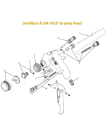 DeVilbiss FLG4  HVLP Gravity Feed